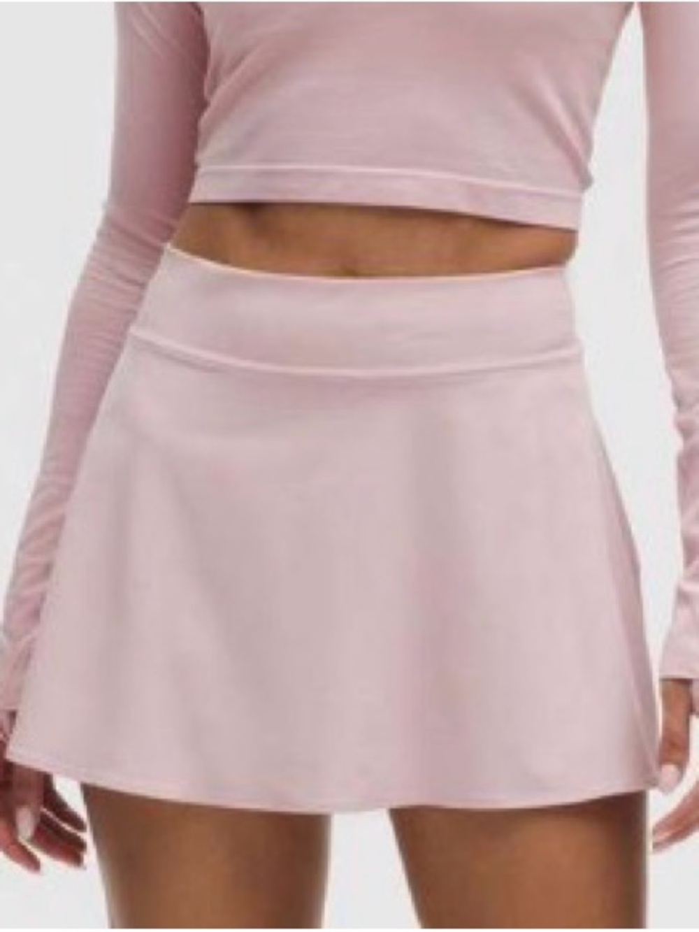 lululemon athletica Light Pink Tennis Skirt